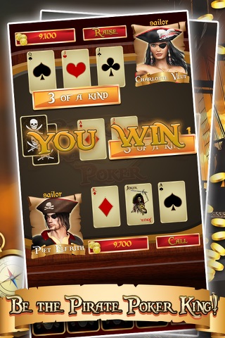 Blackbeard Pirate Holdem Poker - Fun Casino Vegas Win Big Game screenshot 3