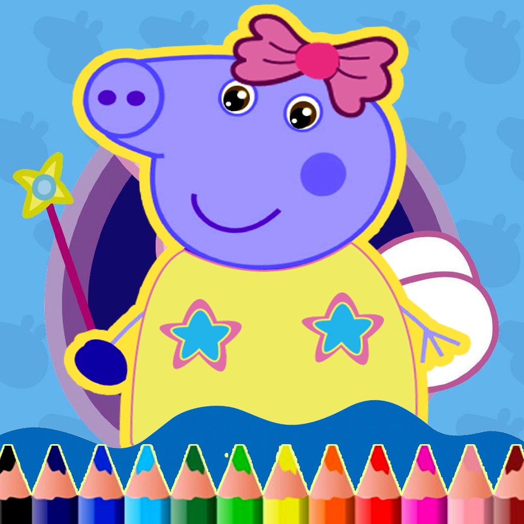 Coloring Game For Peppa Pig Edition