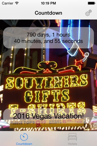 Vegas Vacation Countdown screenshot 3