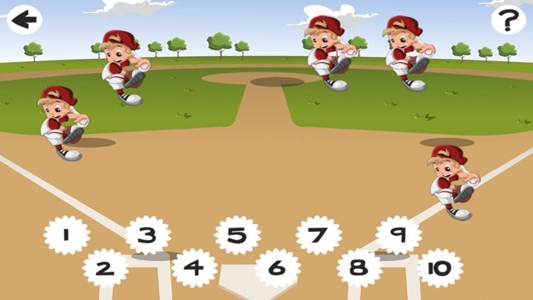 A Baseball Counting Game for Children: learn to count 1 - 10 screenshot-3