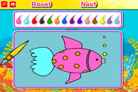 Aquarium Fish Coloring screenshot 2
