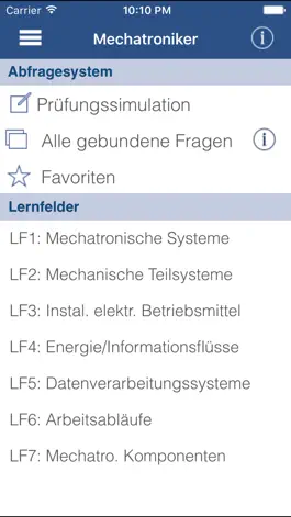 Game screenshot Mechatroniker Abschlussprüfung Teil 1 apk