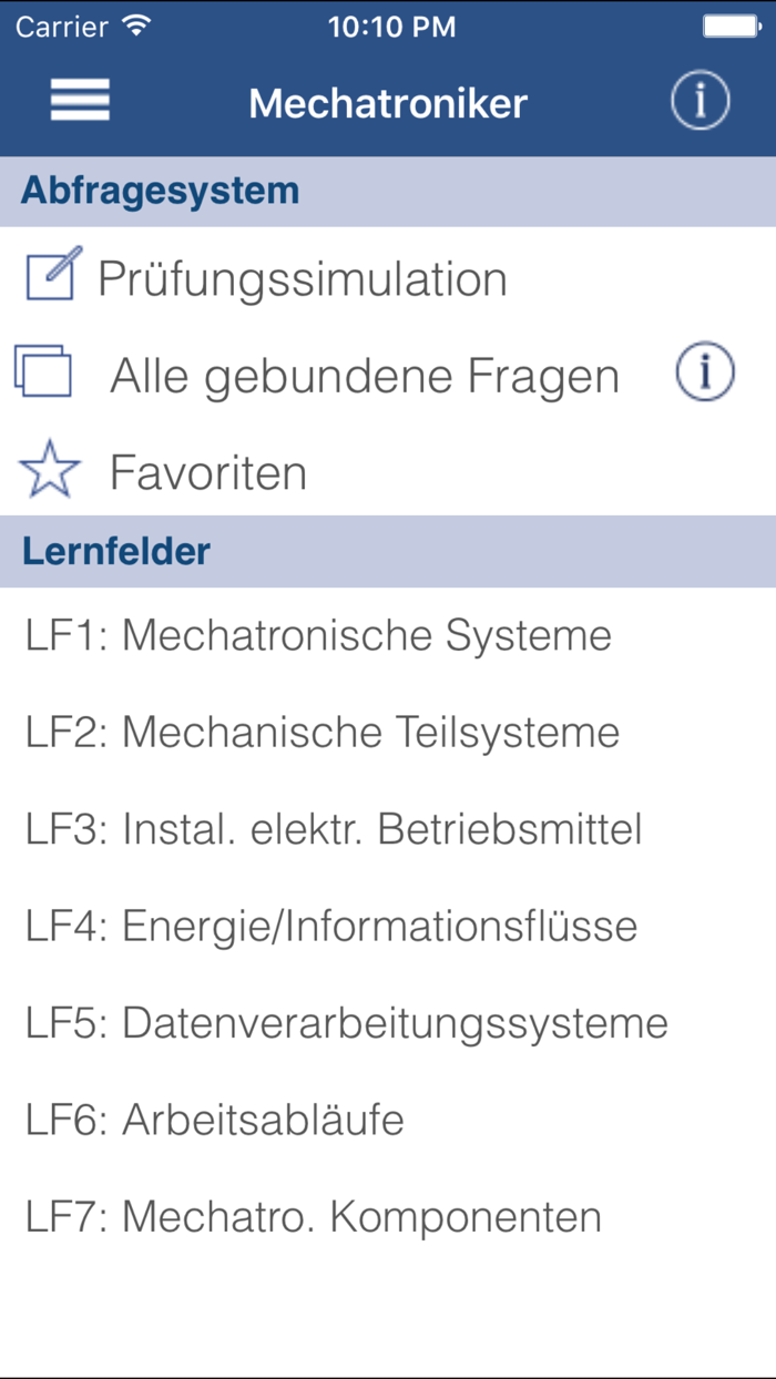 Mechatroniker Abschlussprüfung Teil 1