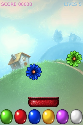 Flower Doodles Fall - Endless Arcade Falling screenshot 2