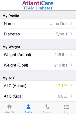 MEET ME @7 - Diabetes Self-management Tool for Patients and Caregivers screenshot 4