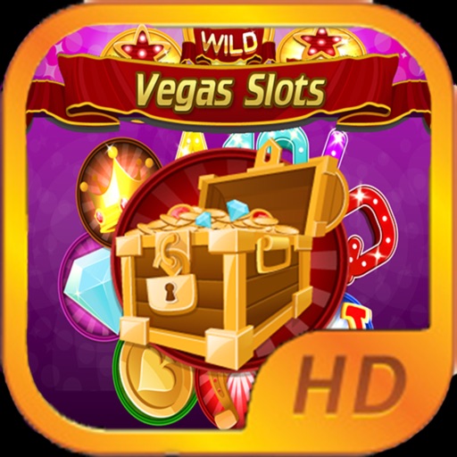 Vegas Casino Slots Game Icon