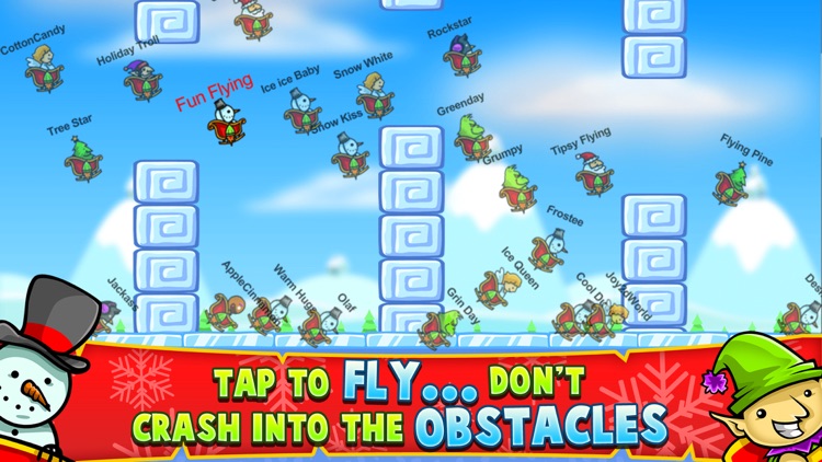 Christmas Race – Fun Flying Santa Claus Game