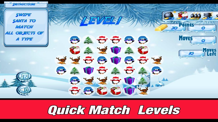 Penguin Christmas Saga - Best Free family match 3 Puzzle Game screenshot-3