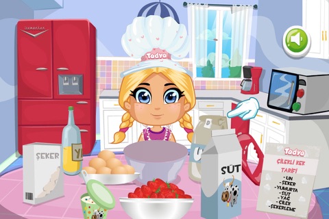 Tadya Çilekli Kek Kız Oyunları screenshot 3