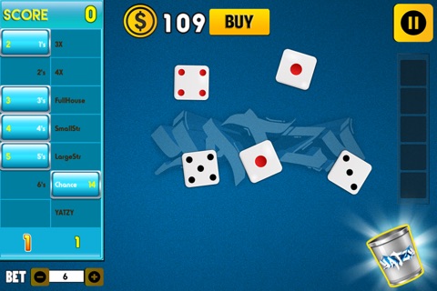 Yatzy Dice Roller - Top Gambling Fun with High Stakes screenshot 2