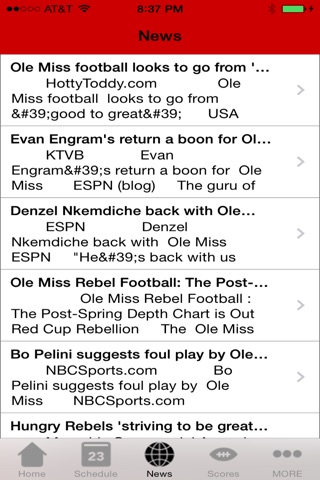 College Sports - Ole Miss Football Edition screenshot 3