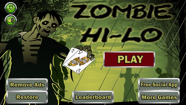 Zombie HiLo Free Card Game(圖1)-速報App