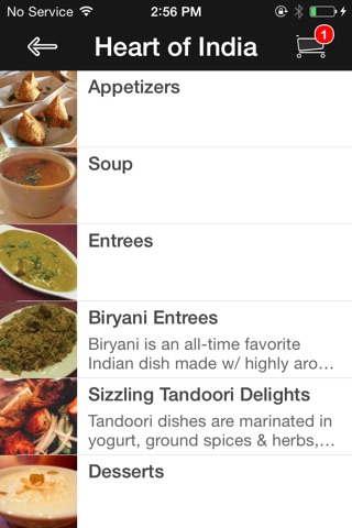 Thali of India screenshot 2