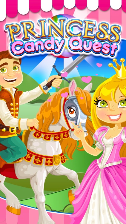 Little Pink Princess Candy Quest - Bubble Shooter Game screenshot-4