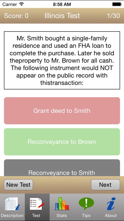 Real Estate Tests