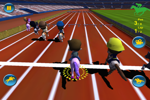 Horse Racing 3D Free (Kids Edition) screenshot 3