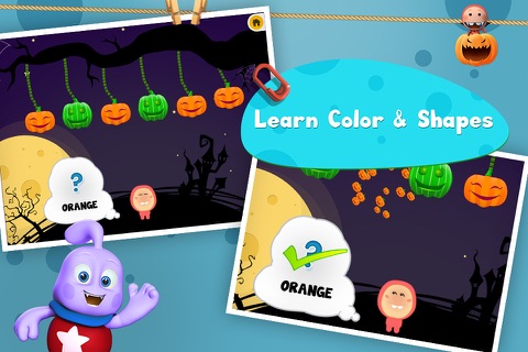 Pumpkin Colors Playtime - Colors Matching Game for Kids screenshot 3