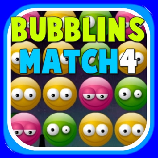Bubblins Match4 - Best Free Puzzle & Matching Bubbles Mania iOS App