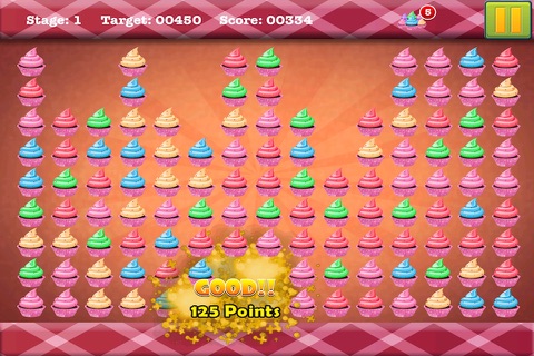 Pop Cupcake Star - Sweet Treat Burst Madness FREE screenshot 2