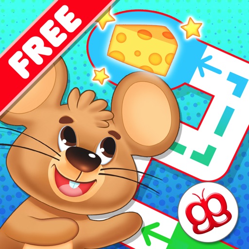 Toddler Maze 123 Free - Fun learning with Children animated puzzle game iOS App