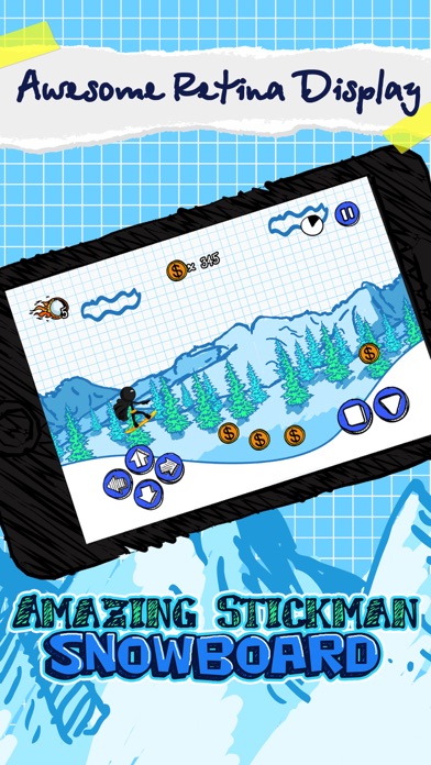 How to cancel & delete Amazing Stickman Snowboard from iphone & ipad 1