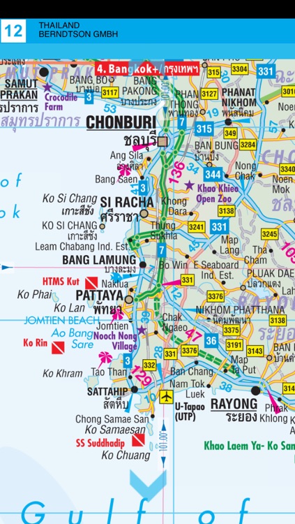 Thailand. Road map