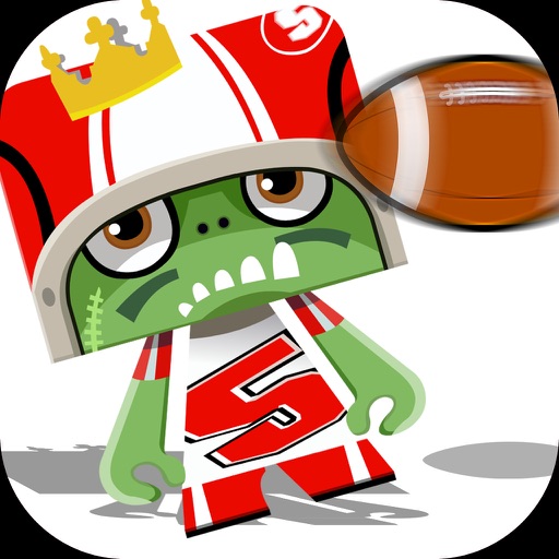 A zombie american football - dont touch the spike and beware of killer - Halloween edition by manish labs icon