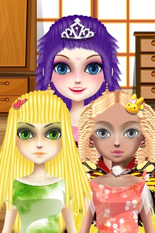 Princess Fairy Girls - Rainbow Hair Salon screenshot 4