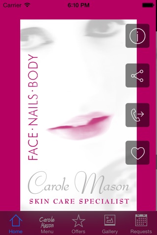 Carole Mason Skin Care Specialist screenshot 2