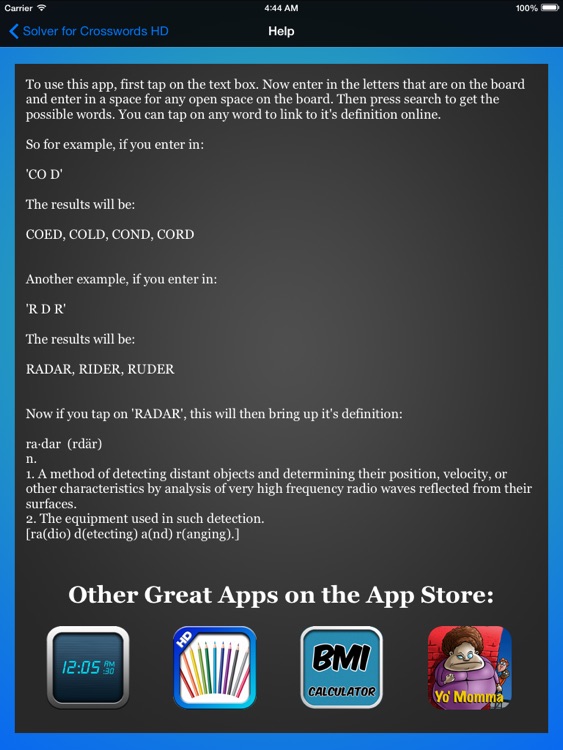 Solver for Crossword Puzzles HD screenshot-3