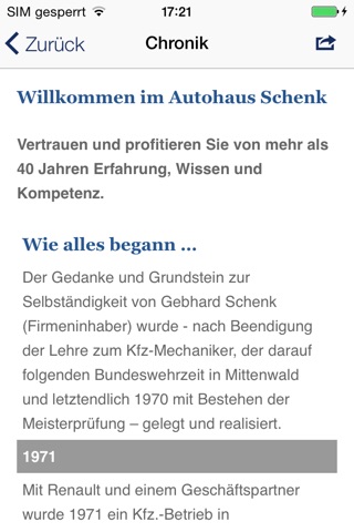Autohaus Schenk screenshot 2