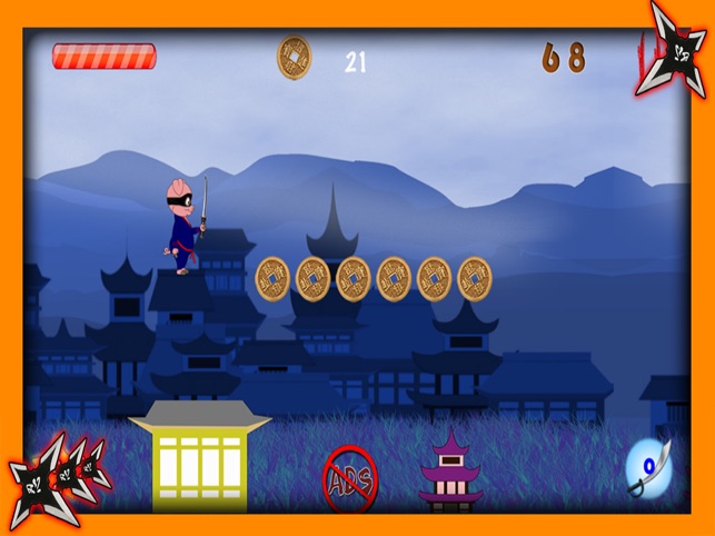 Assassin Ninja Piggies Free: Bad Piggy Jump Up & Run on Temple Rooftop, game for IOS