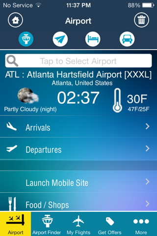 Atlanta Airport (ATL) + Radar screenshot 2