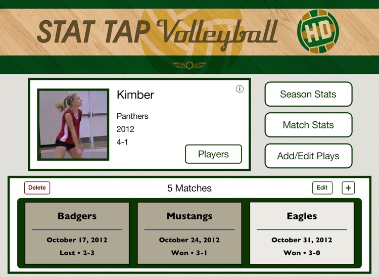 Stat Tap Volleyball HD
