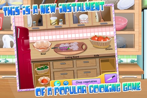 Girls cooking game-burritos screenshot 2