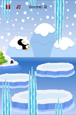 Penguin Frozen Ice Flapper - Awesome Maze Flight Mania Pro screenshot 2