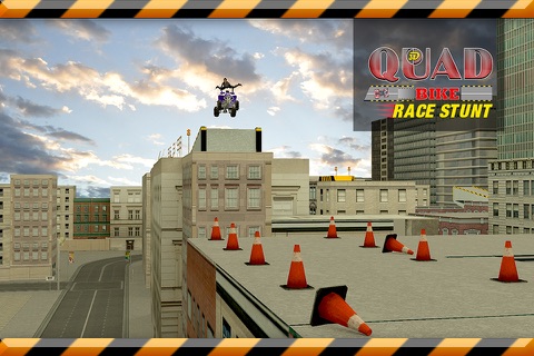 Quad Bike Race Stunt 3D - A crazy stunt bike simulator screenshot 4
