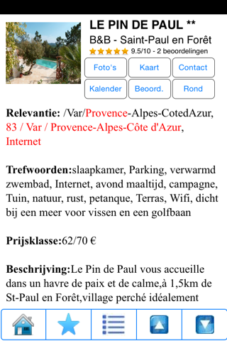 Chambres d'hotes et gites screenshot 3