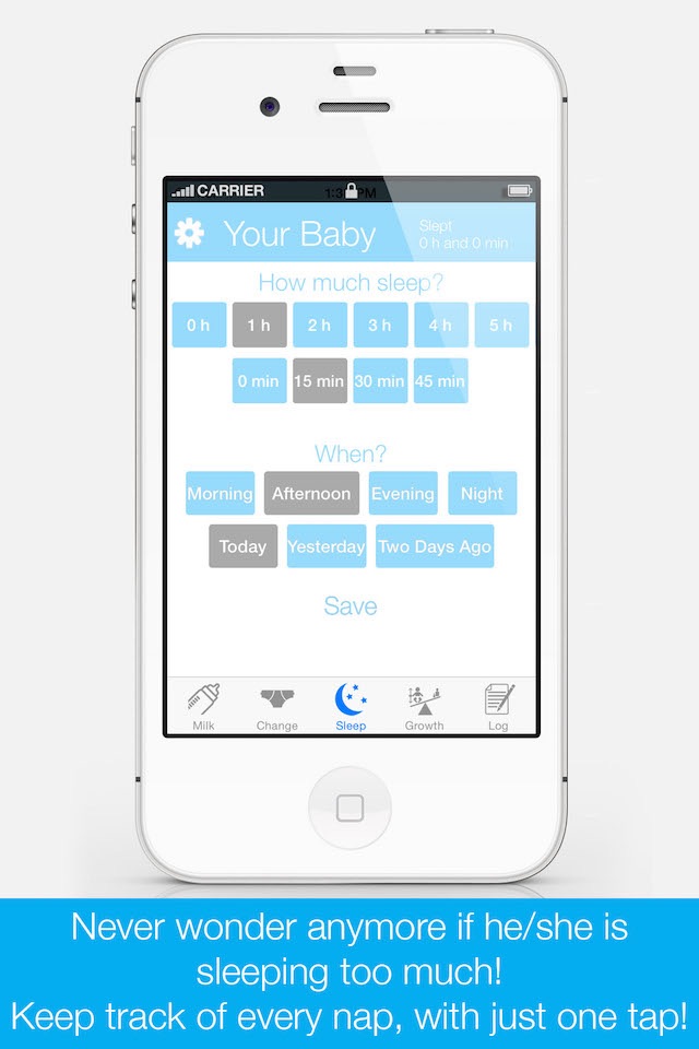 BabyDiary - Track the progress of your newborn baby! screenshot 4