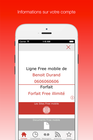 Mon compte Free Mobile Premium : votre compagnon pour le suivi conso & messagerie screenshot 4