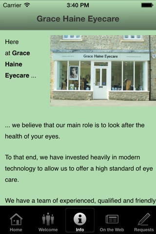 Grace Haine Eyecare screenshot 3