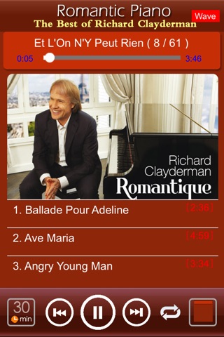 Romantic Piano[Richard Clayderman] screenshot 3