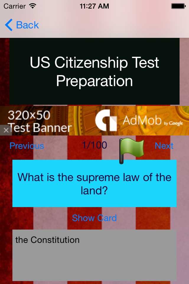 US Citizenship Test - Practice Questions for American Citizenship Test Free screenshot 2