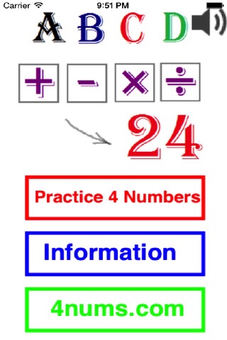4 Numbers math practice screenshot 4