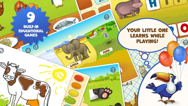 Zoo Playground - Educational games with animated animals for(圖4)-速報App