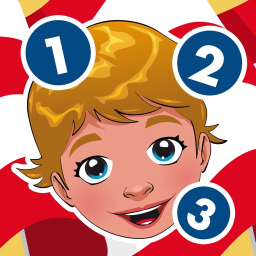 Around the World Counting Game for Children: learn to count 1 - 10 Icon