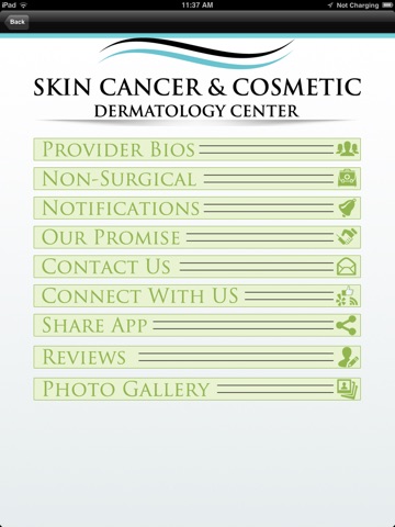 Skin Cancer & Cosmetic Centers HD screenshot 3