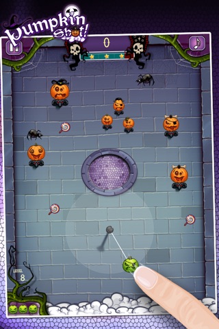 Pumpkin Shot! Trick or Treat Pop it! Free screenshot 2