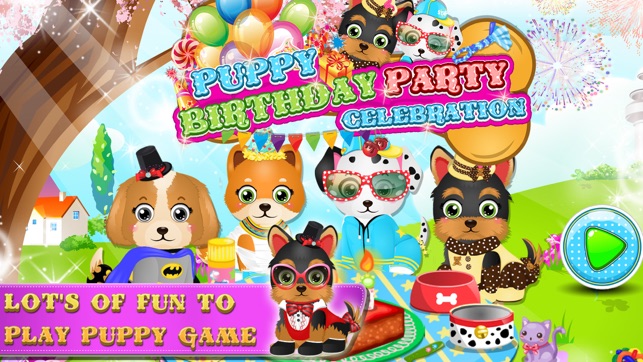 Puppy Birthday Party Celebration(圖1)-速報App