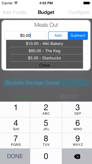 Buckets and Funnels - Savings and Expense Budgeting App(圖3)-速報App